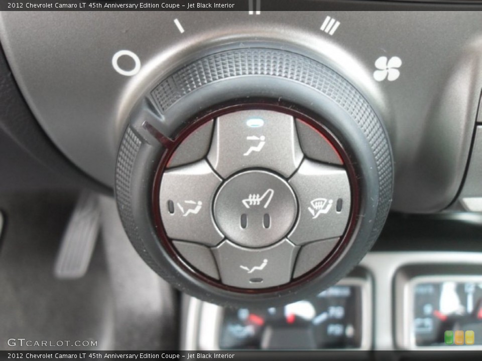 Jet Black Interior Controls for the 2012 Chevrolet Camaro LT 45th Anniversary Edition Coupe #56553772
