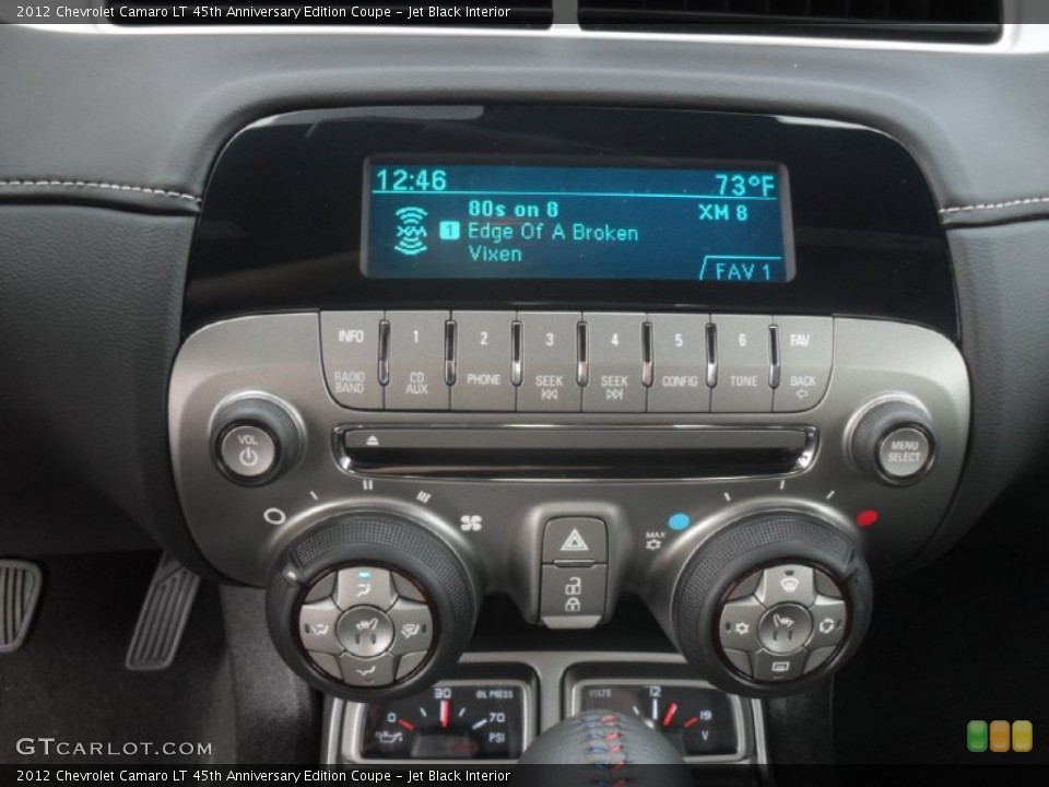 Jet Black Interior Audio System for the 2012 Chevrolet Camaro LT 45th Anniversary Edition Coupe #56553781