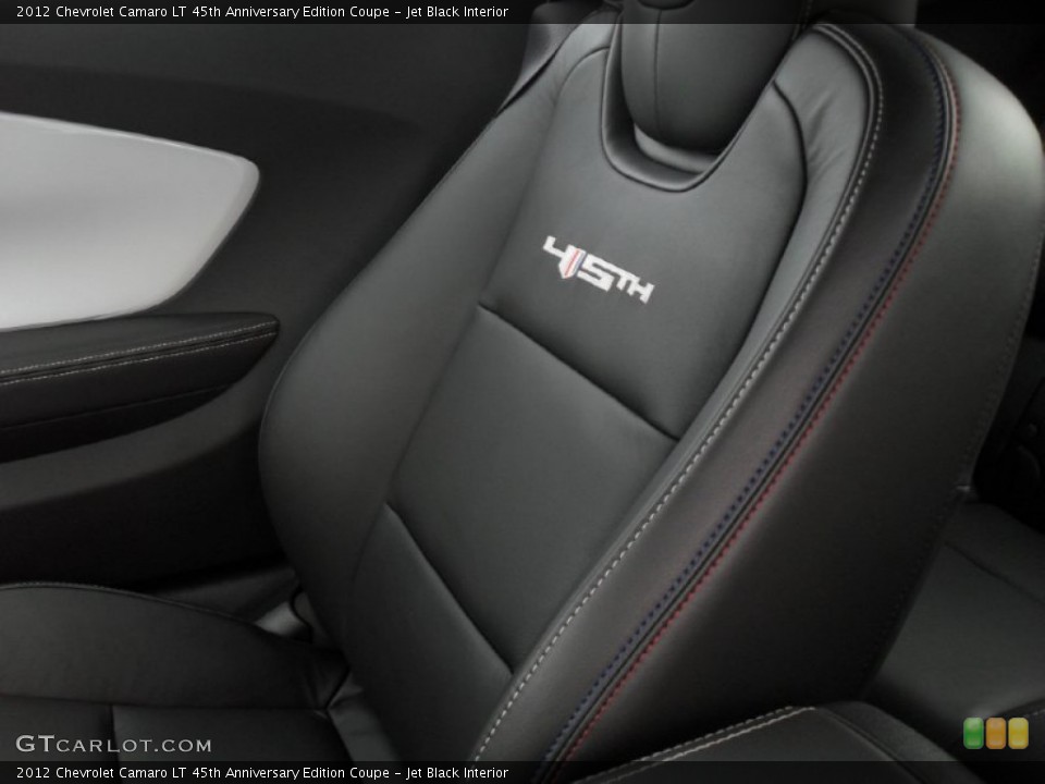 Jet Black Interior Photo for the 2012 Chevrolet Camaro LT 45th Anniversary Edition Coupe #56553814