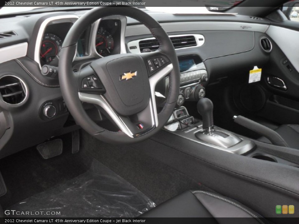 Jet Black Interior Prime Interior for the 2012 Chevrolet Camaro LT 45th Anniversary Edition Coupe #56553907