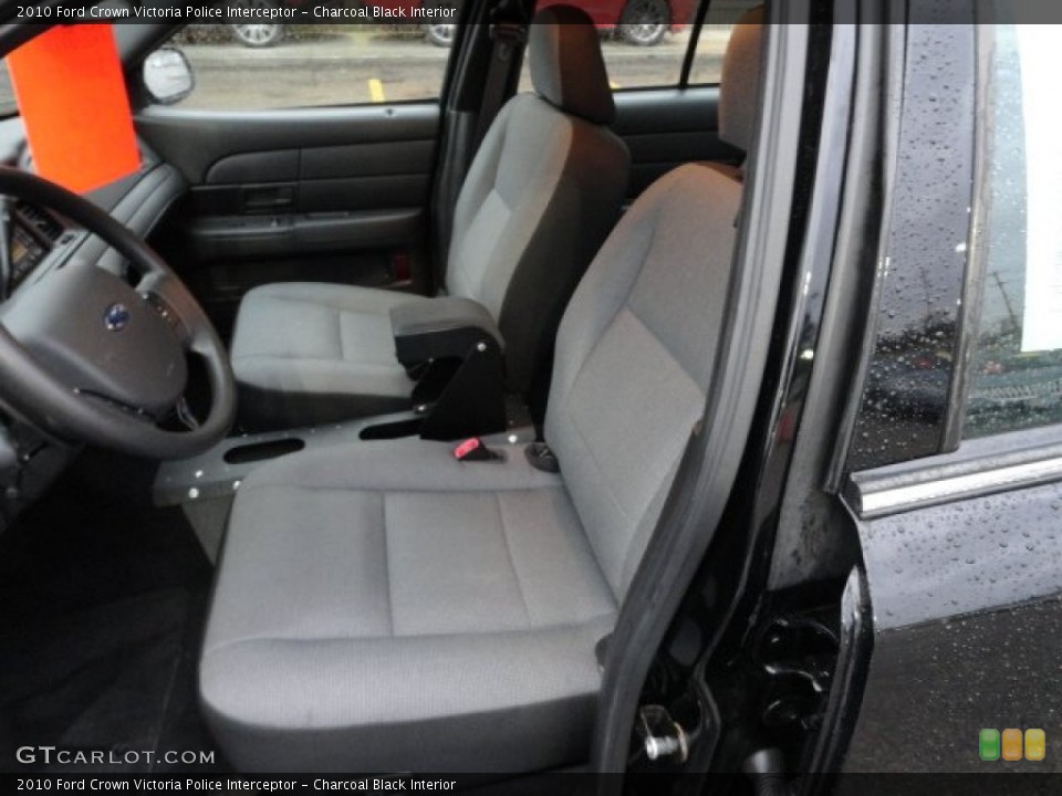 Charcoal Black Interior Photo for the 2010 Ford Crown Victoria Police Interceptor #56555452