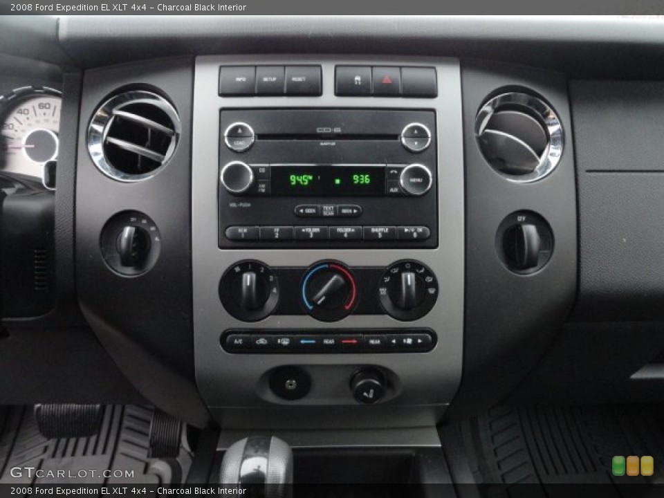 Charcoal Black Interior Controls for the 2008 Ford Expedition EL XLT 4x4 #56556403