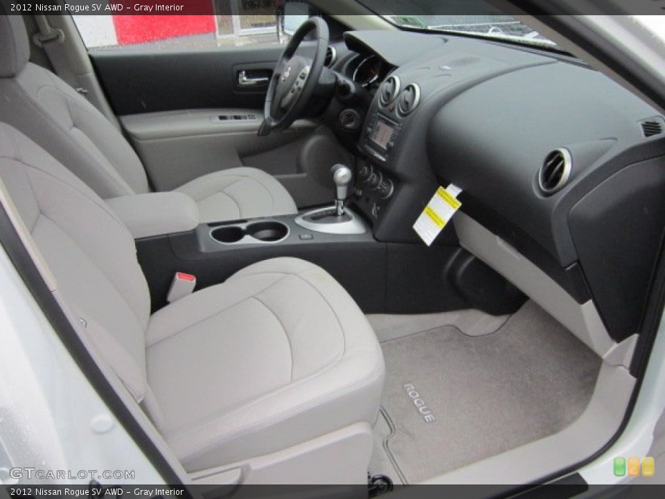 Gray Interior Photo for the 2012 Nissan Rogue SV AWD #56556445