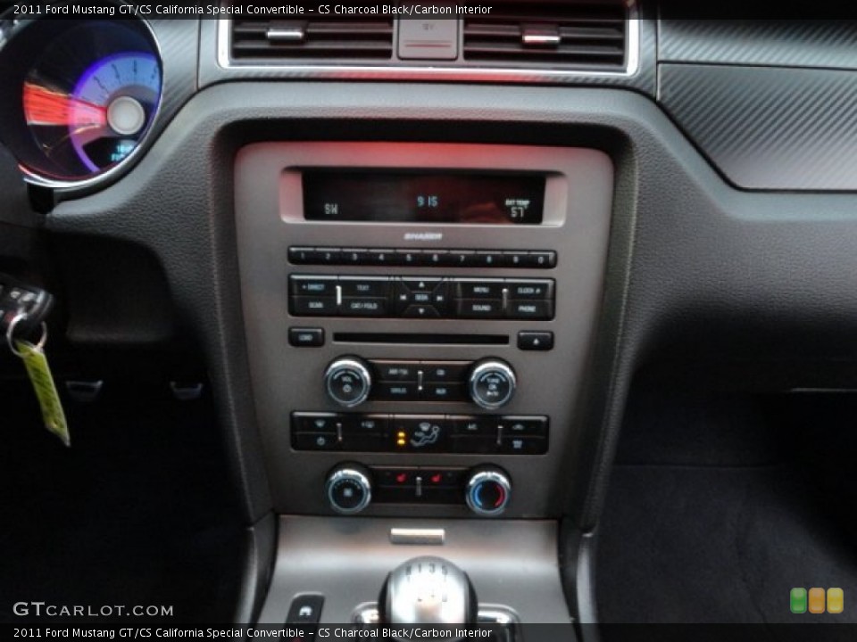 CS Charcoal Black/Carbon Interior Controls for the 2011 Ford Mustang GT/CS California Special Convertible #56556568