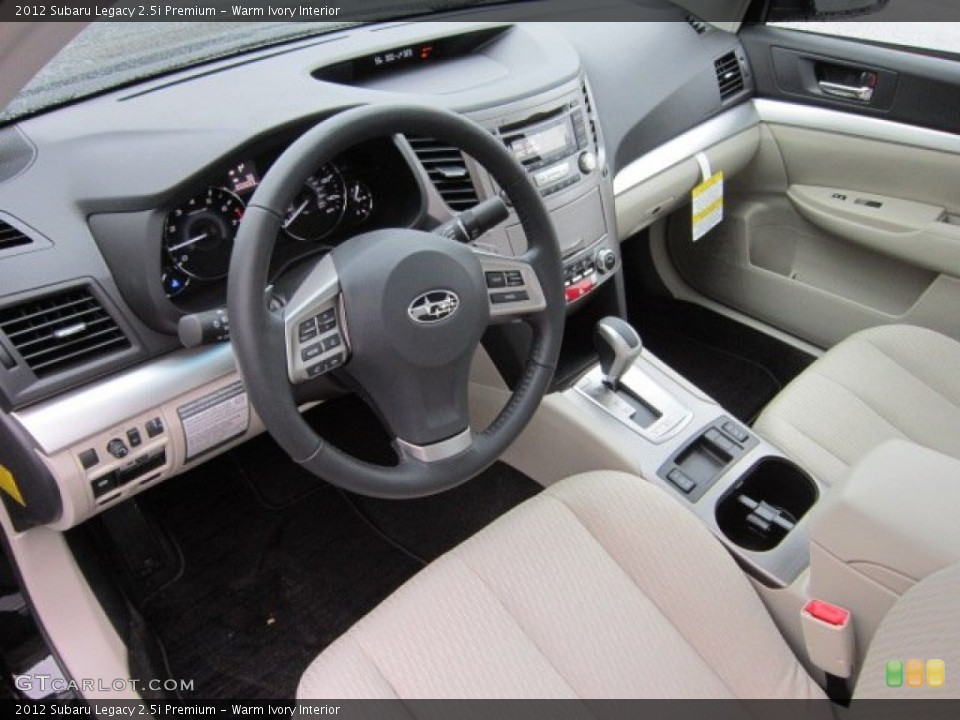 Warm Ivory Interior Prime Interior for the 2012 Subaru Legacy 2.5i Premium #56558485