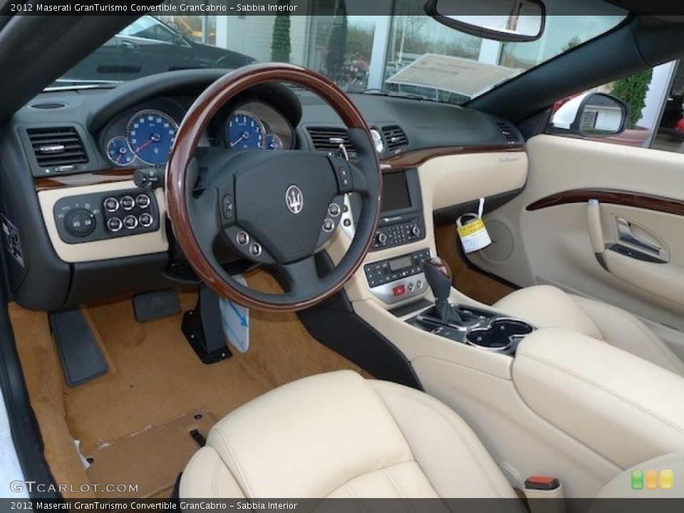 Sabbia Interior Prime Interior for the 2012 Maserati GranTurismo Convertible GranCabrio #56558533