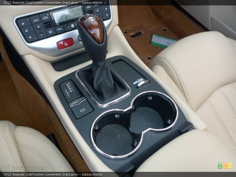 Sabbia Interior Transmission for the 2012 Maserati GranTurismo Convertible GranCabrio #56558609