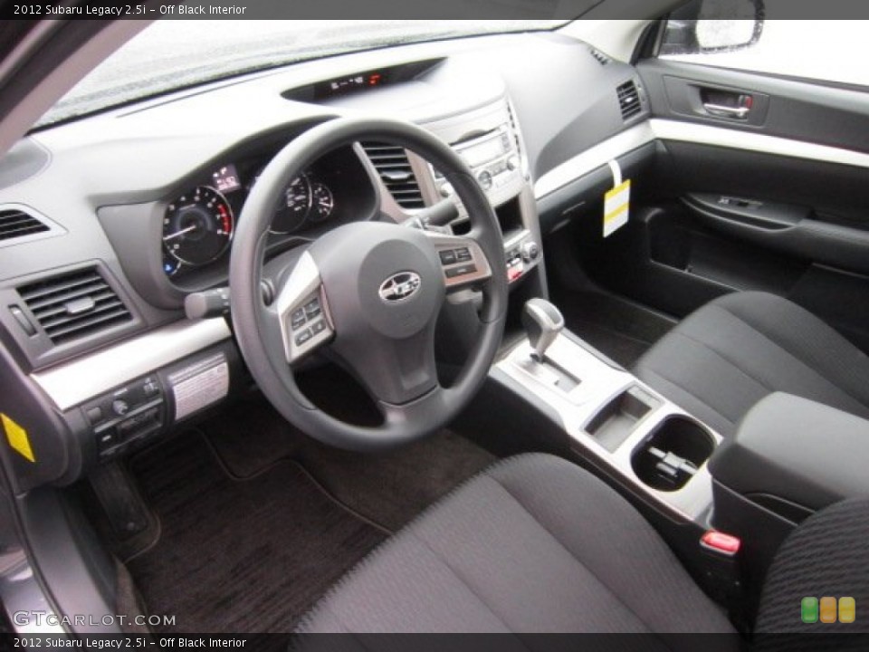 Off Black Interior Photo for the 2012 Subaru Legacy 2.5i #56558668