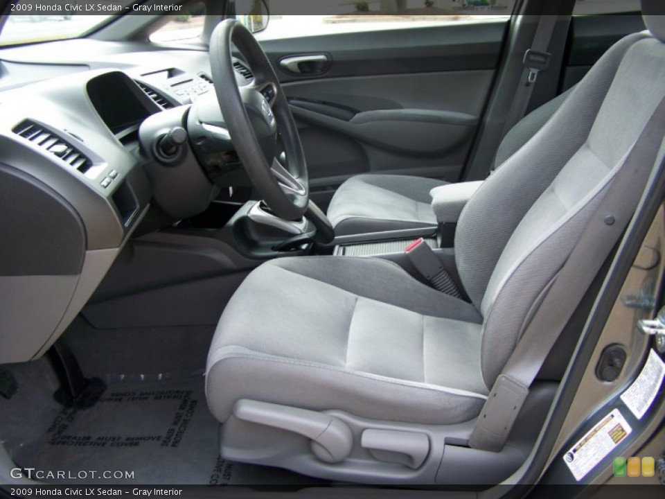 Gray Interior Photo for the 2009 Honda Civic LX Sedan #56558860