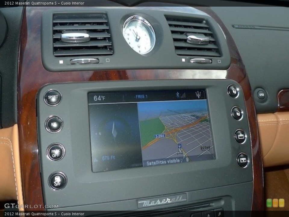 Cuoio Interior Navigation for the 2012 Maserati Quattroporte S #56558908