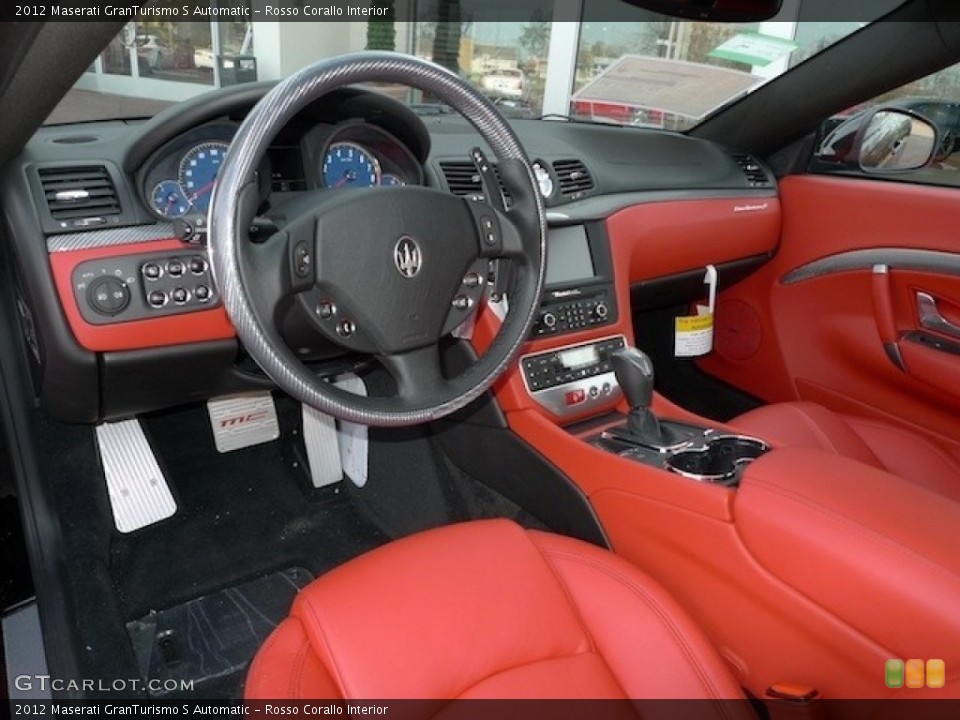 Rosso Corallo 2012 Maserati GranTurismo Interiors