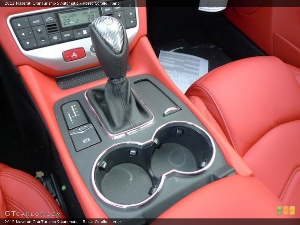 Rosso Corallo Interior Transmission for the 2012 Maserati GranTurismo S Automatic #56559208