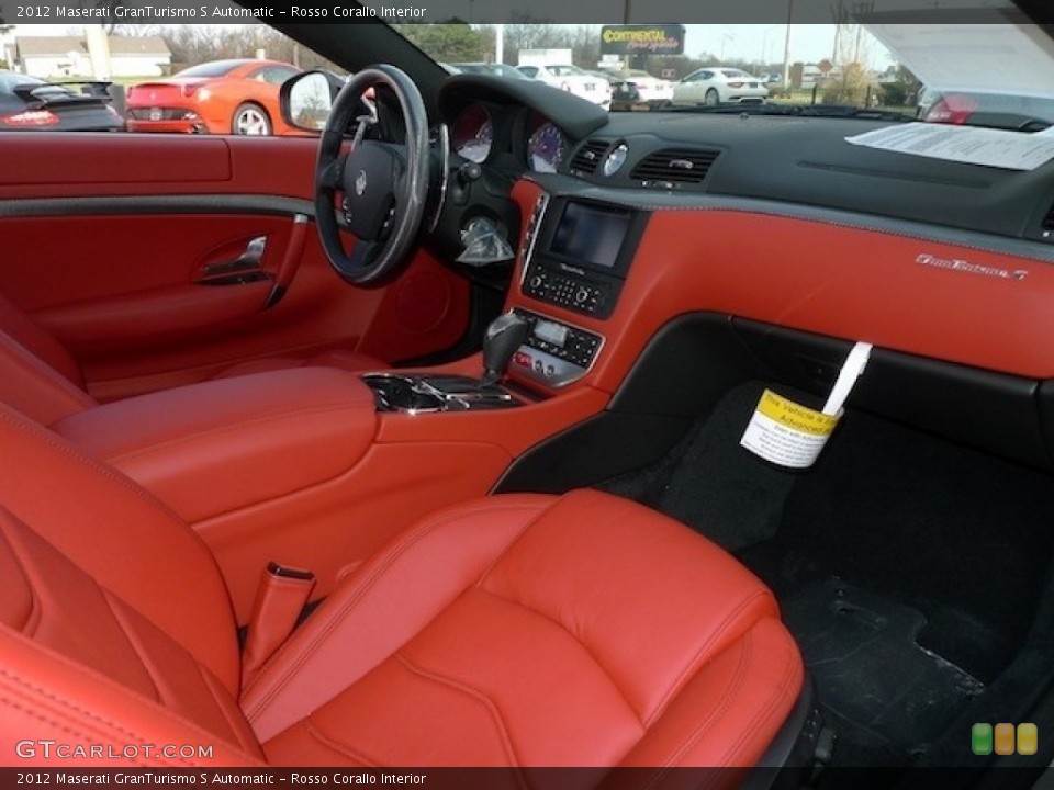 Rosso Corallo Interior Controls for the 2012 Maserati GranTurismo S Automatic #56559268