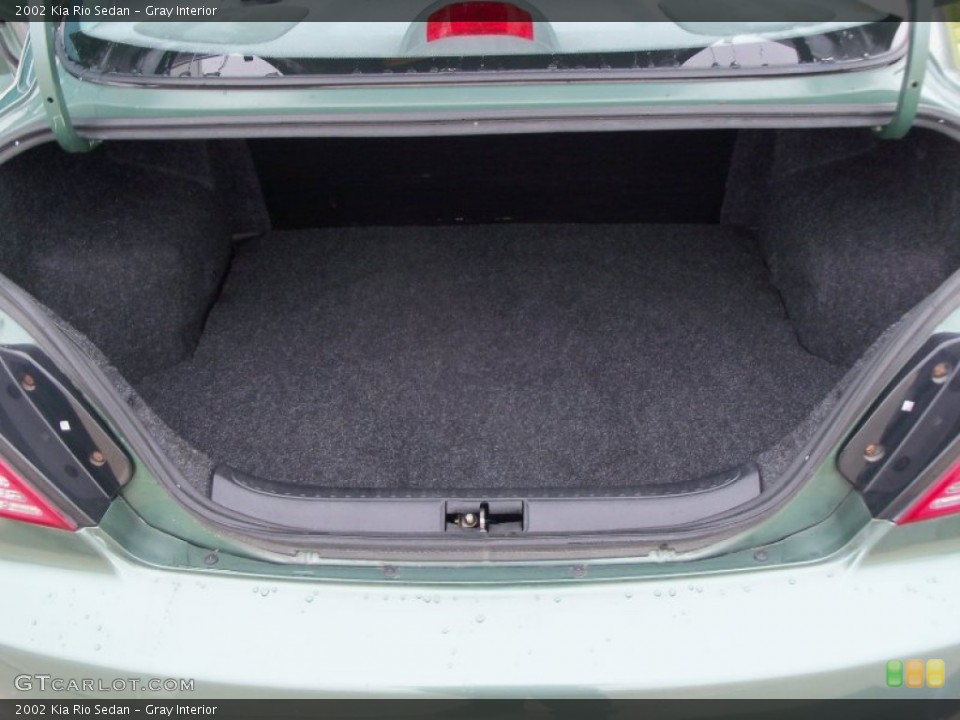 Gray Interior Trunk for the 2002 Kia Rio Sedan #56559727