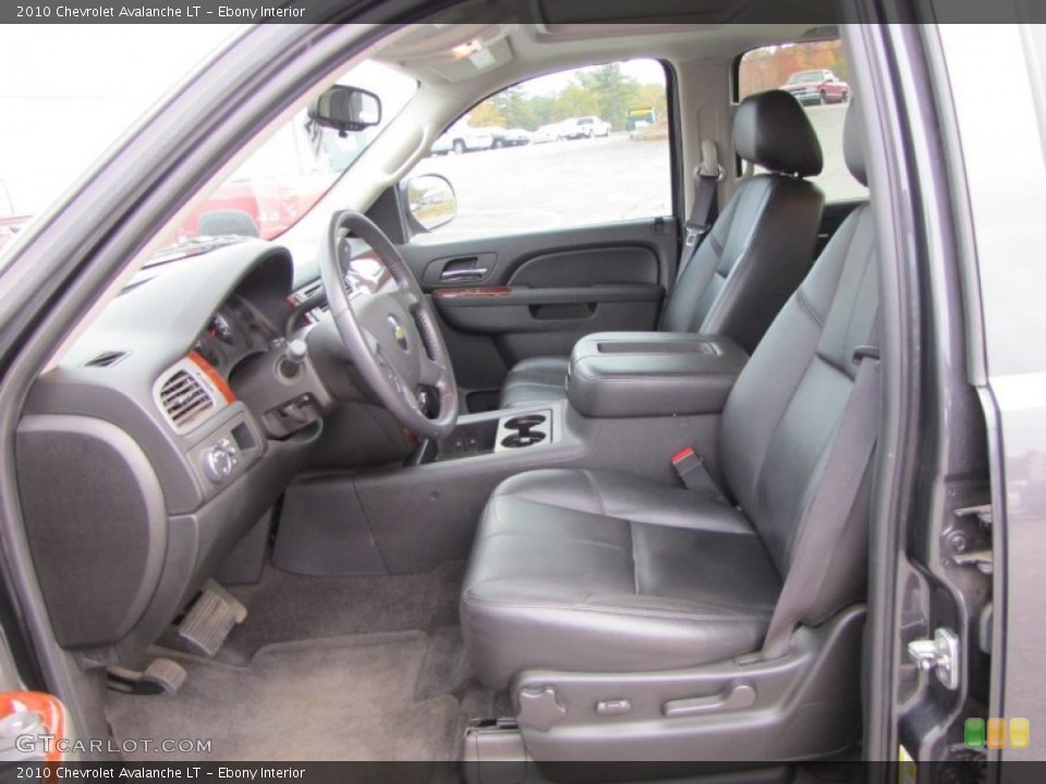 Ebony Interior Photo for the 2010 Chevrolet Avalanche LT #56561993