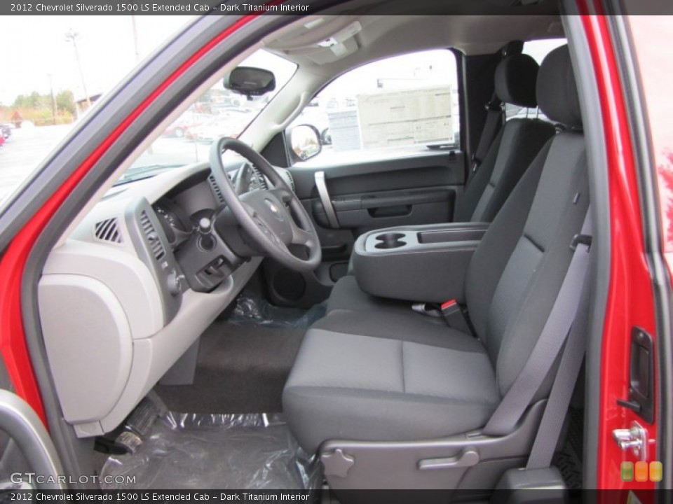 Dark Titanium Interior Photo for the 2012 Chevrolet Silverado 1500 LS Extended Cab #56562230
