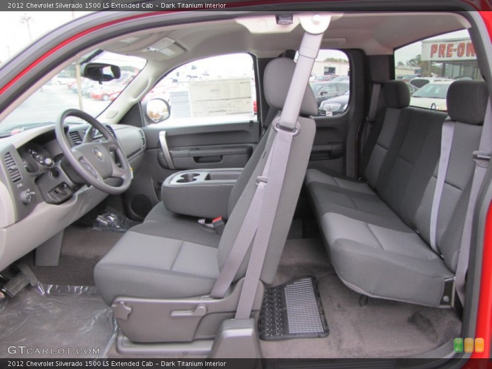 Dark Titanium Interior Photo for the 2012 Chevrolet Silverado 1500 LS Extended Cab #56562233