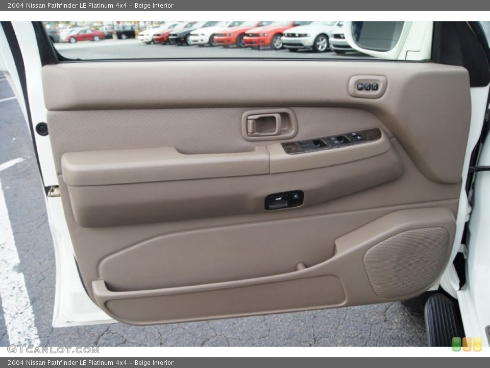 Beige Interior Door Panel for the 2004 Nissan Pathfinder LE Platinum 4x4 #56566283