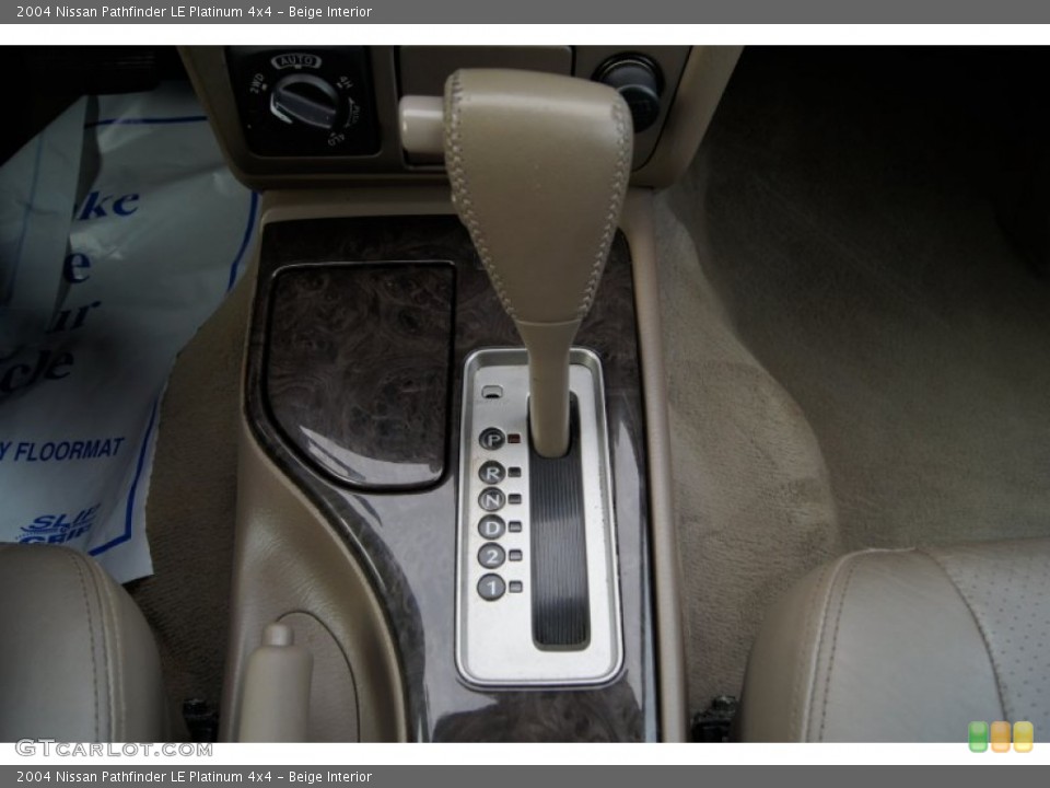 Beige Interior Transmission for the 2004 Nissan Pathfinder LE Platinum 4x4 #56566395