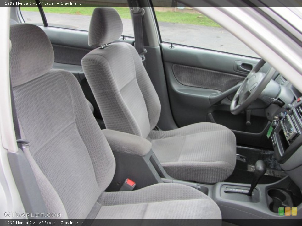 Gray Interior Photo for the 1999 Honda Civic VP Sedan #56566845