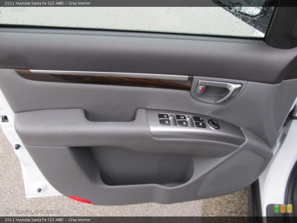 Gray Interior Door Panel for the 2011 Hyundai Santa Fe GLS AWD #56570001
