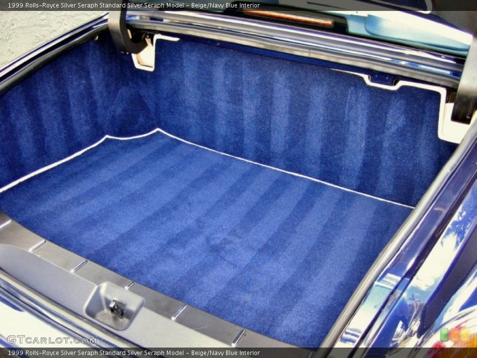 Beige/Navy Blue Interior Trunk for the 1999 Rolls-Royce Silver Seraph  #56571468