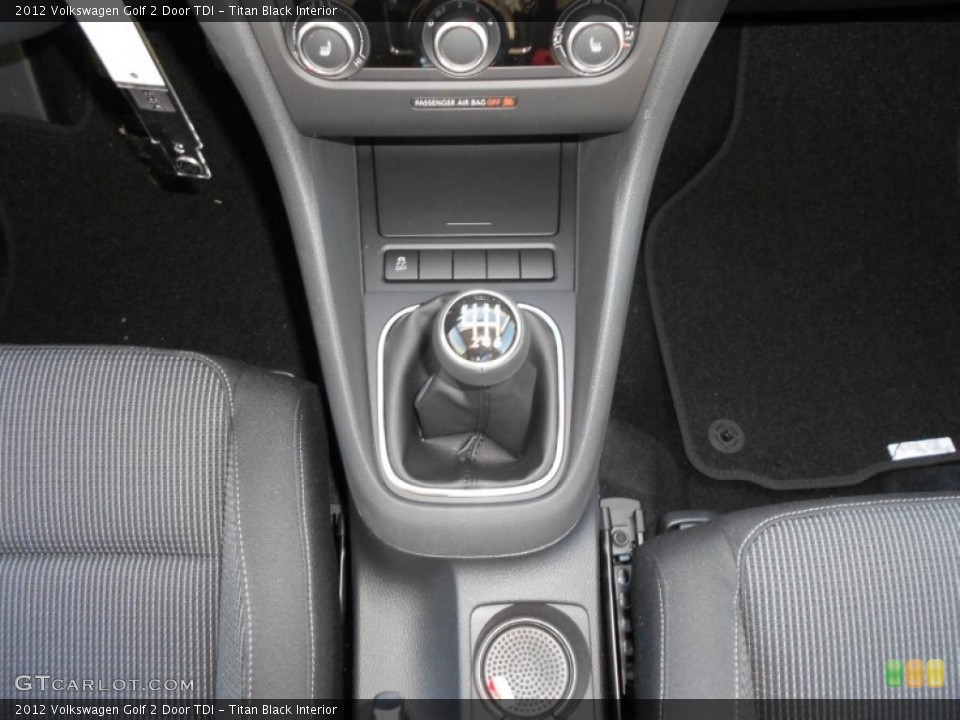 Titan Black Interior Transmission for the 2012 Volkswagen Golf 2 Door TDI #56572635