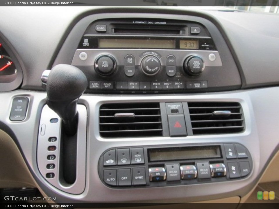 Beige Interior Controls for the 2010 Honda Odyssey EX #56573499