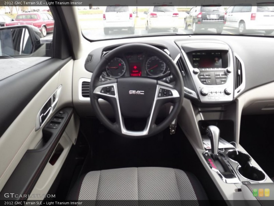 Light Titanium Interior Dashboard for the 2012 GMC Terrain SLE #56573943