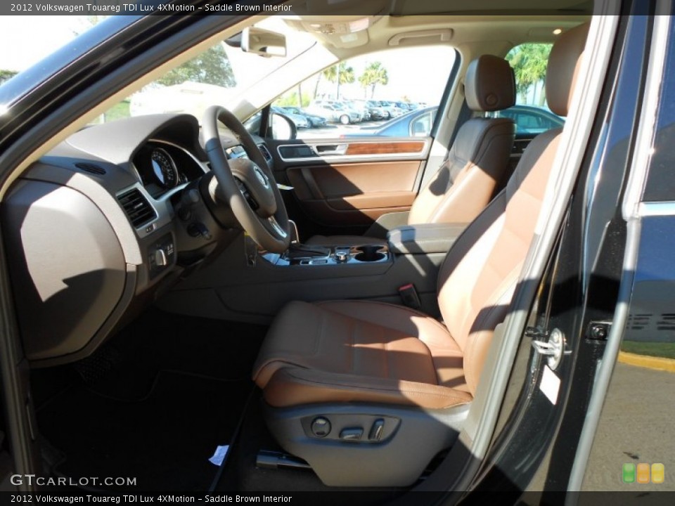 Saddle Brown Interior Photo for the 2012 Volkswagen Touareg TDI Lux 4XMotion #56575971