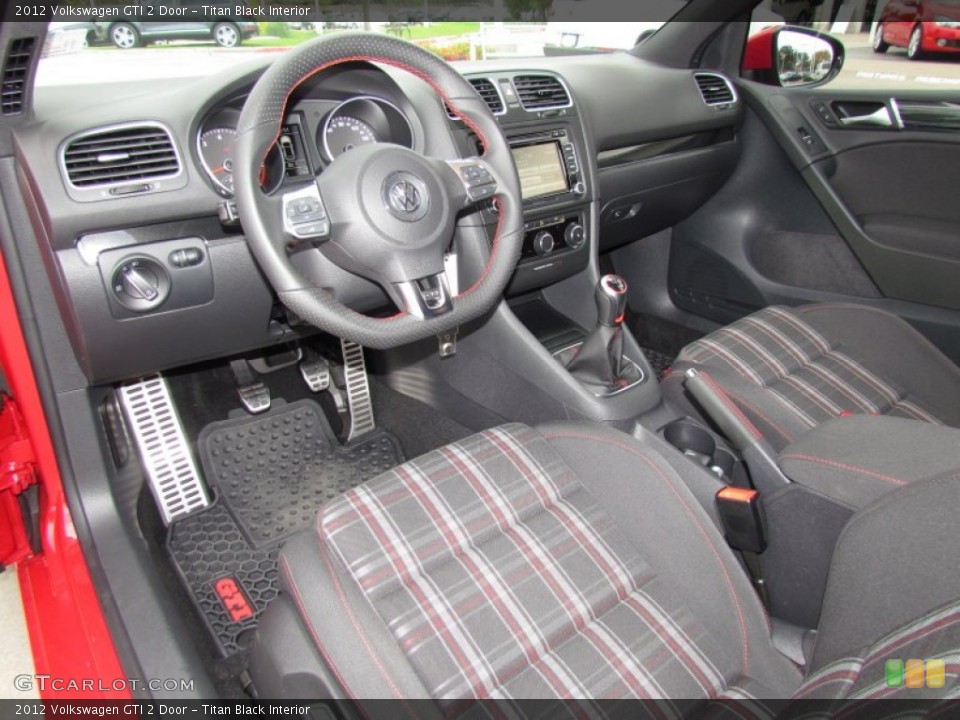 Titan Black Interior Dashboard for the 2012 Volkswagen GTI 2 Door #56576628