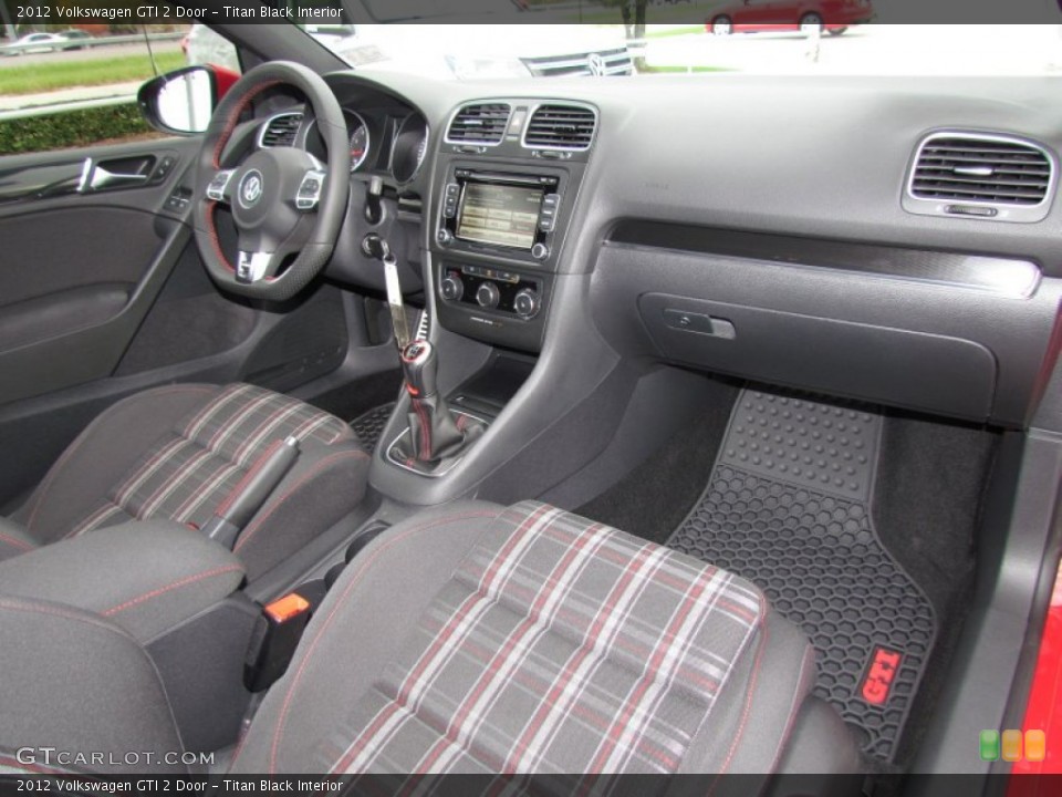 Titan Black Interior Dashboard for the 2012 Volkswagen GTI 2 Door #56576655