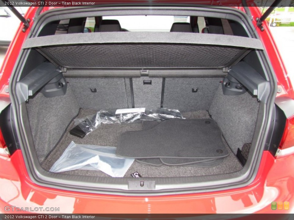 Titan Black Interior Trunk for the 2012 Volkswagen GTI 2 Door #56576691