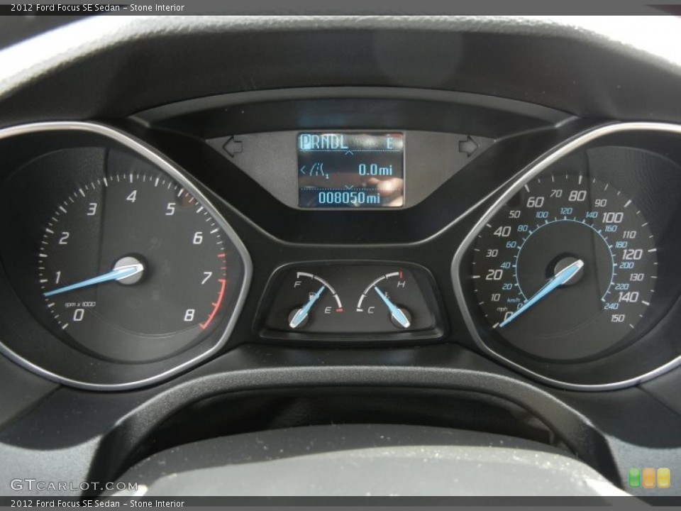 Stone Interior Gauges for the 2012 Ford Focus SE Sedan #56578263