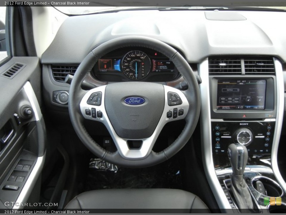 Charcoal Black Interior Dashboard for the 2012 Ford Edge Limited #56578386