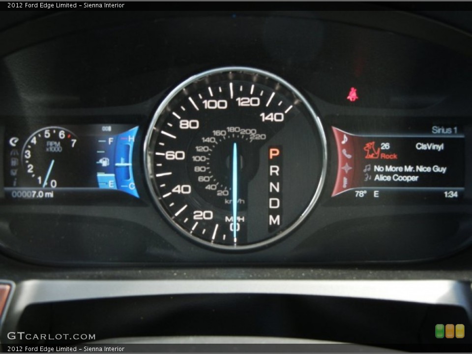 Sienna Interior Gauges for the 2012 Ford Edge Limited #56579168