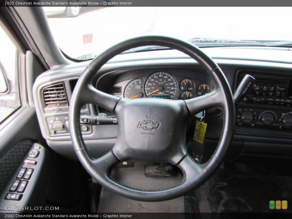 Graphite Interior Steering Wheel for the 2002 Chevrolet Avalanche  #56579239