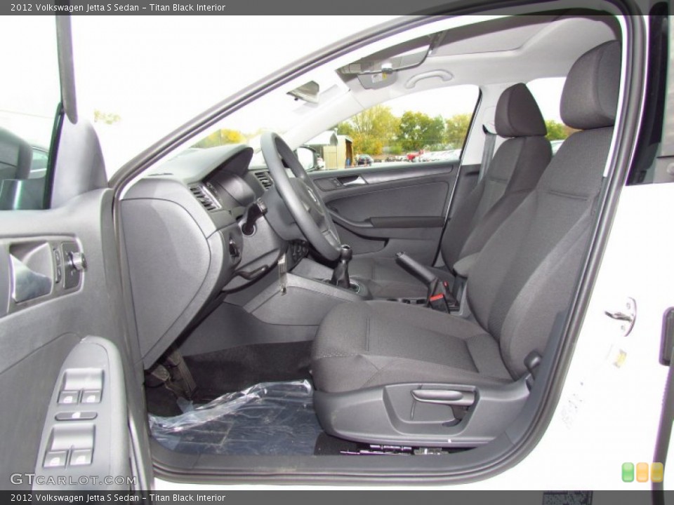 Titan Black Interior Photo for the 2012 Volkswagen Jetta S Sedan #56579511