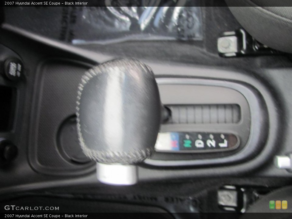 Black Interior Transmission for the 2007 Hyundai Accent SE Coupe #56580422