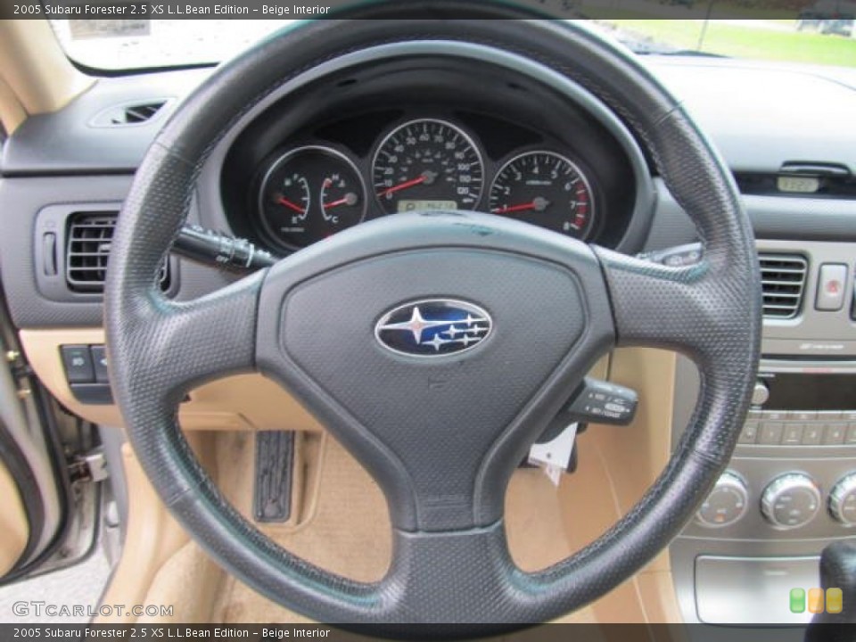 Beige Interior Steering Wheel for the 2005 Subaru Forester 2.5 XS L.L.Bean Edition #56581572