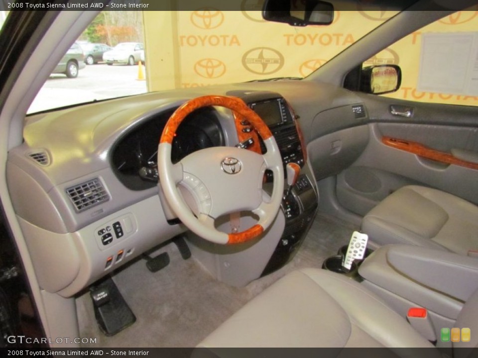 Stone Interior Photo for the 2008 Toyota Sienna Limited AWD #56583615