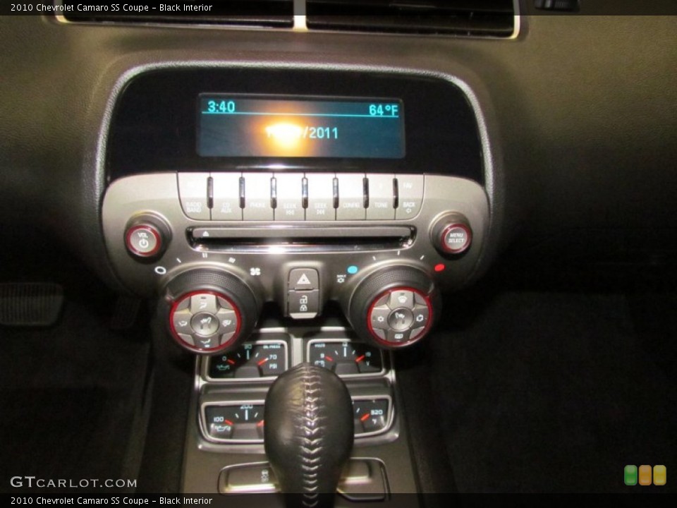 Black Interior Controls for the 2010 Chevrolet Camaro SS Coupe #56583924