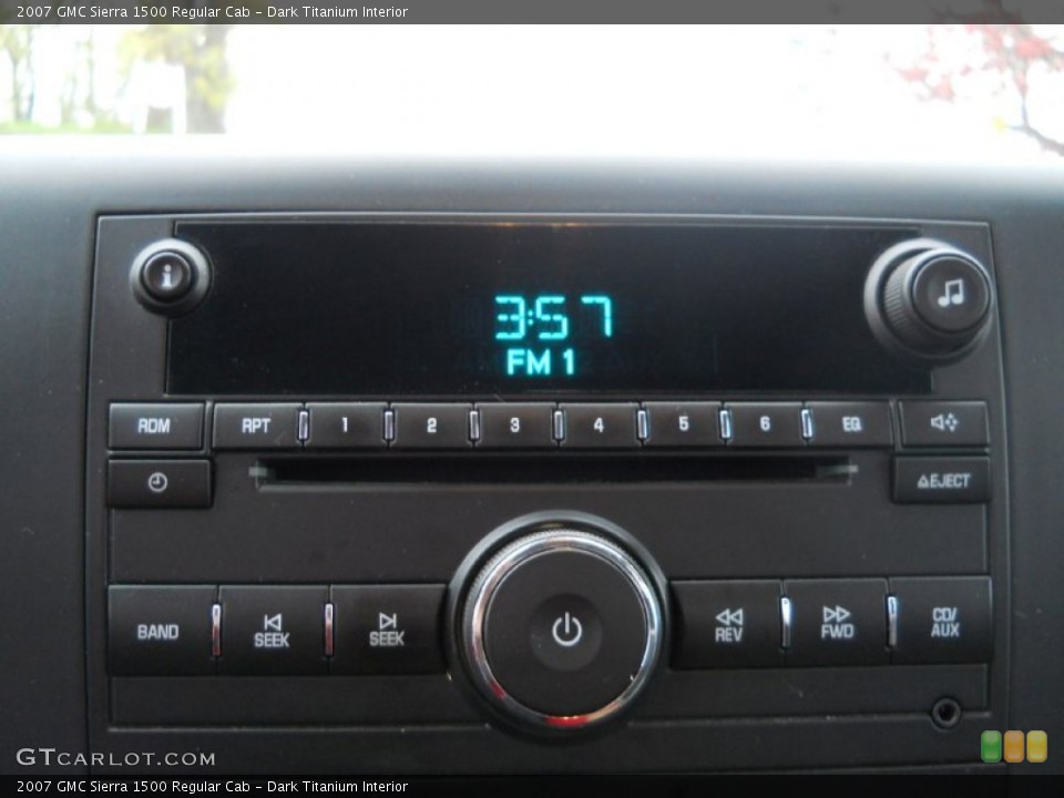 Dark Titanium Interior Audio System for the 2007 GMC Sierra 1500 Regular Cab #56585394