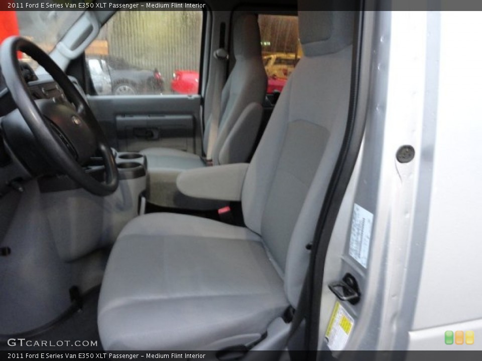 Medium Flint Interior Photo for the 2011 Ford E Series Van E350 XLT Passenger #56586672