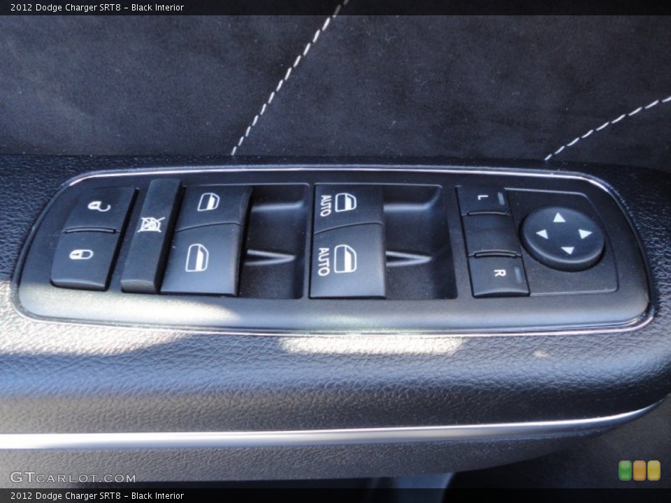 Black Interior Controls for the 2012 Dodge Charger SRT8 #56587527