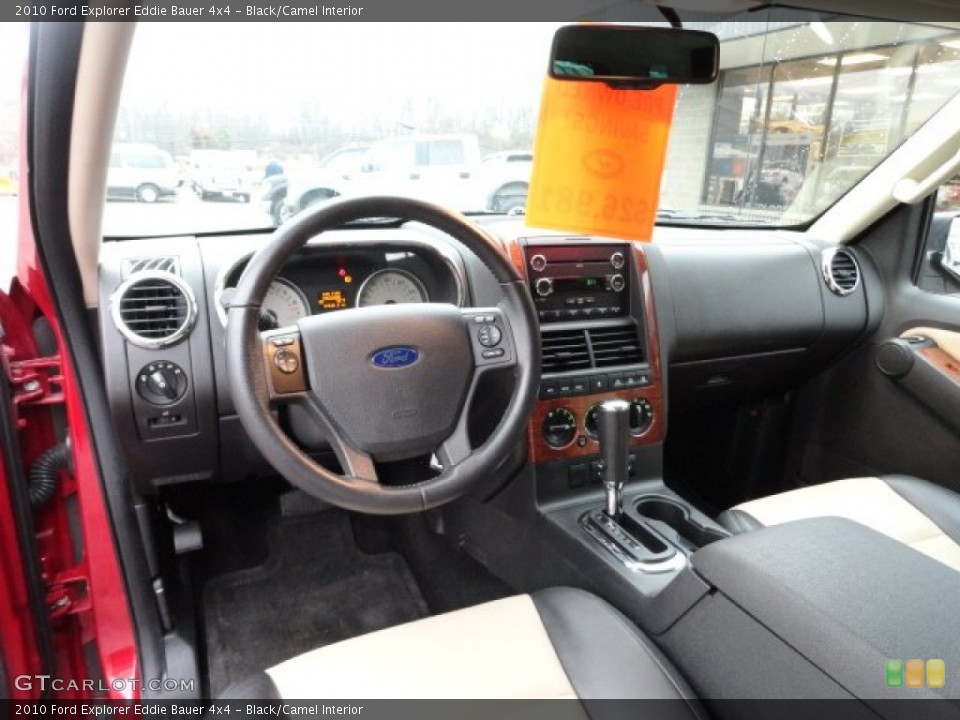 Black/Camel Interior Dashboard for the 2010 Ford Explorer Eddie Bauer 4x4 #56587566