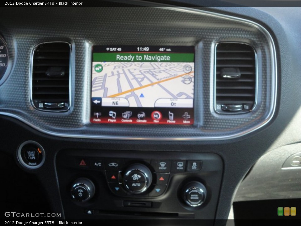 Black Interior Navigation for the 2012 Dodge Charger SRT8 #56587602