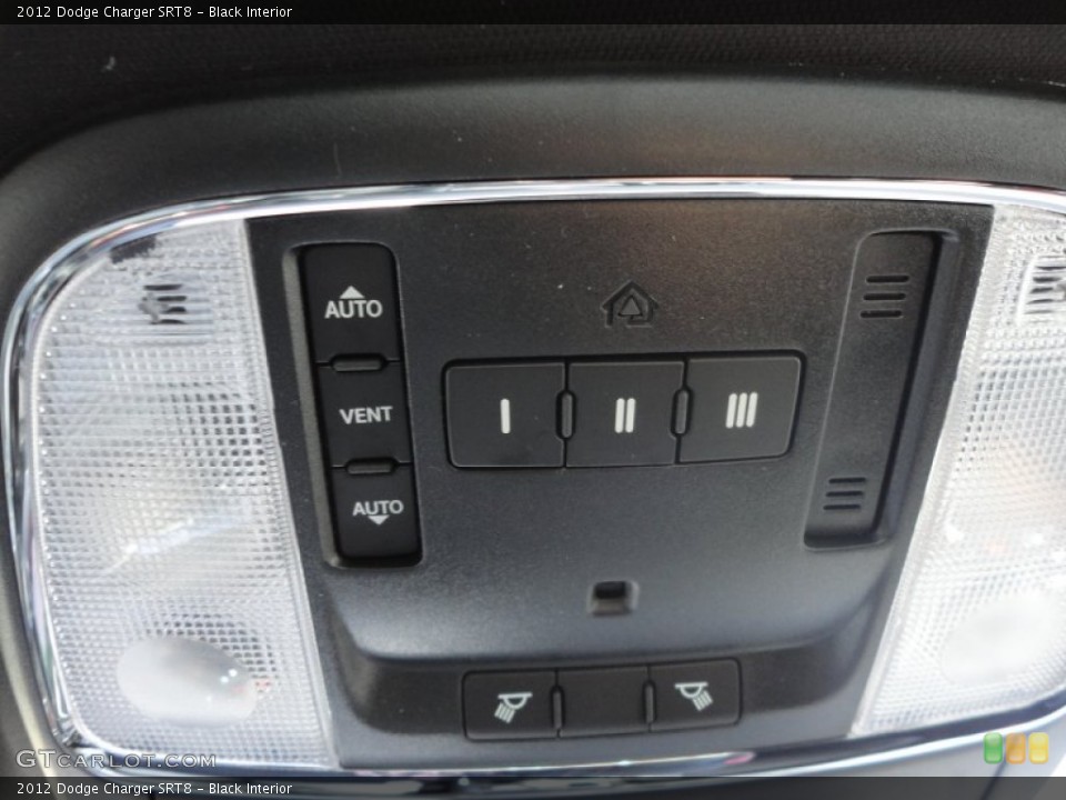 Black Interior Controls for the 2012 Dodge Charger SRT8 #56587626