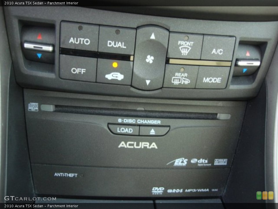 Parchment Interior Controls for the 2010 Acura TSX Sedan #56588273