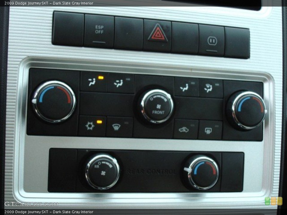 Dark Slate Gray Interior Controls for the 2009 Dodge Journey SXT #56589144